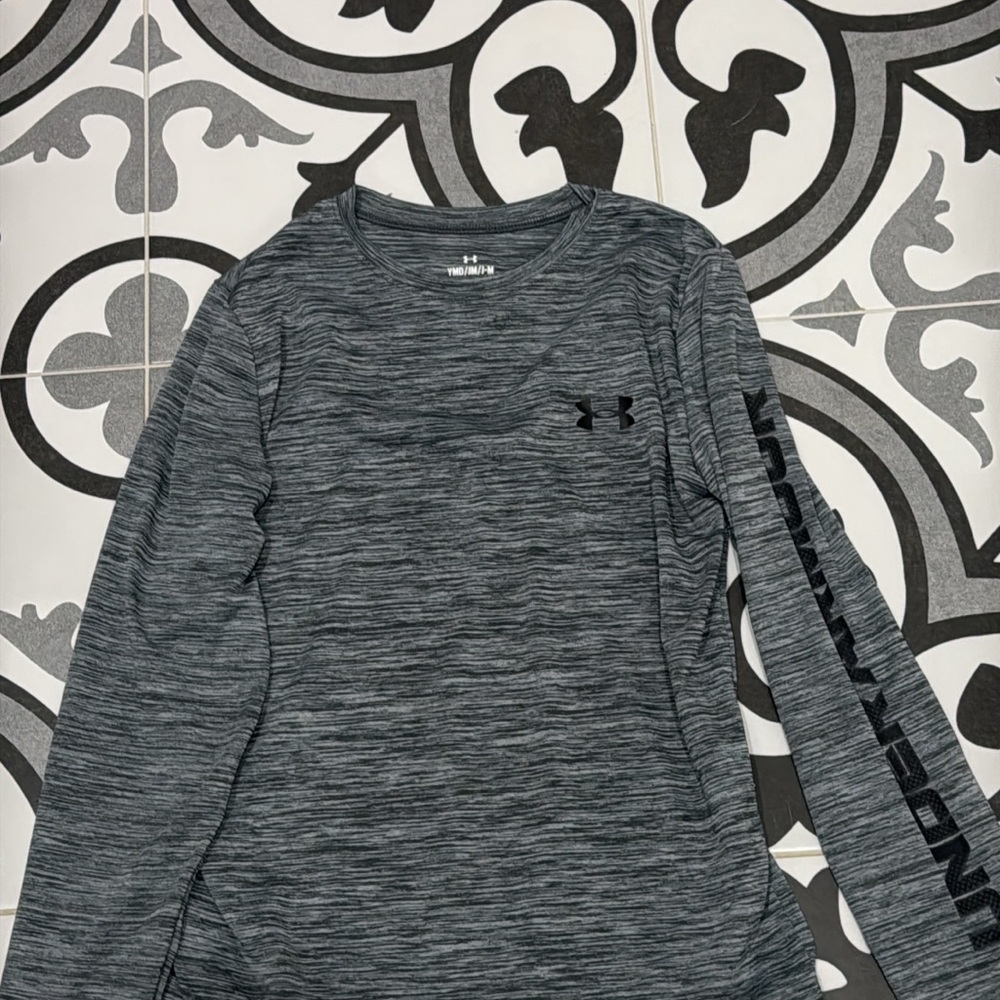 Under Armour Charcoal Heather Long Sleeve Top